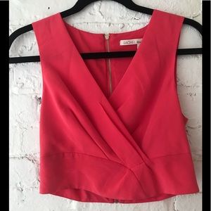 🔴 3/$30 RACHEL ROY Fuchsia crop top size 2